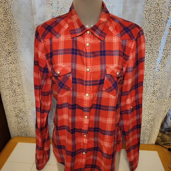 American eagle outfitters western snap button shirt size XL - Picture 2 of 6